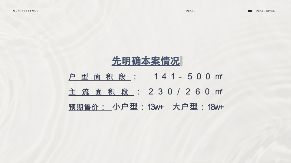 广州立白珠江大观平层豪宅年度提报