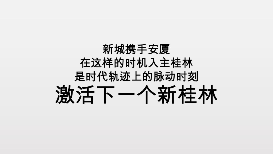桂林新城安厦大都会文旅项目传播沟通