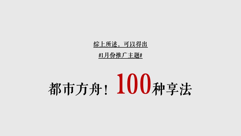 江旅·都市方舟1月推广策略提报 #SOHO# #新春包装# #抖音#