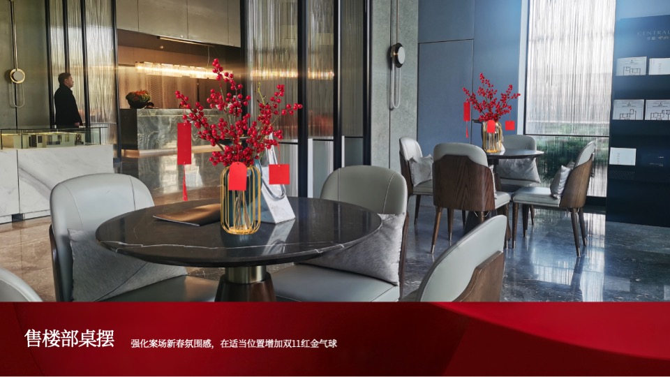 华厦·中央公园新春案场包装方案
