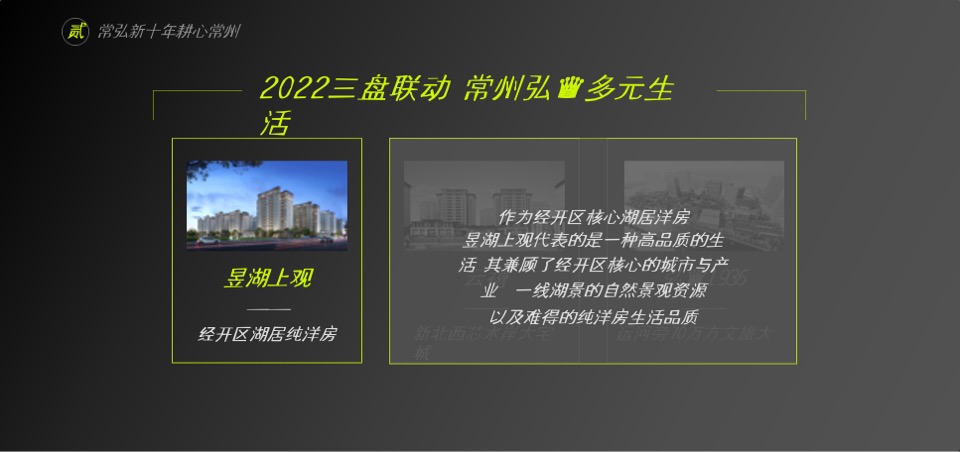 常州弘阳年度策略提报 #三盘#