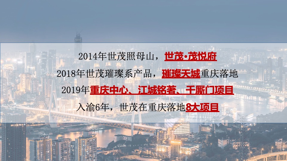 重庆世茂2020品牌年度思路沟通