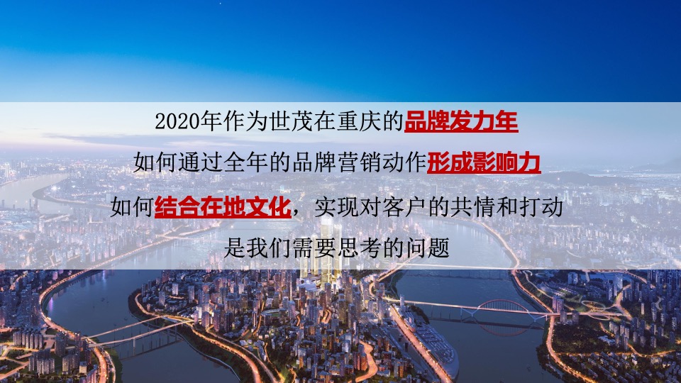 重庆世茂2020品牌年度思路沟通