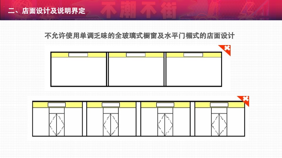 购物中心一店一色管控店铺设计