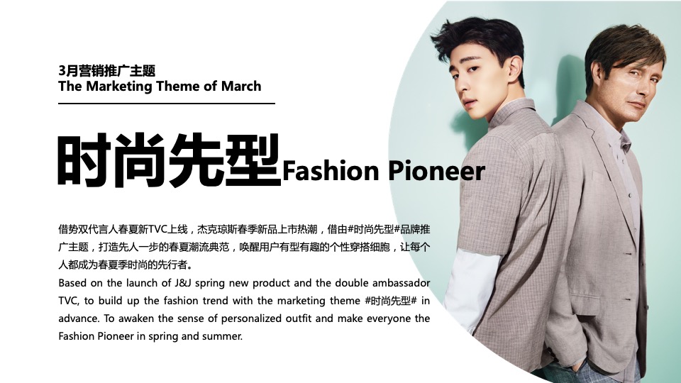 杰克琼斯春夏系列新品推广传播方案