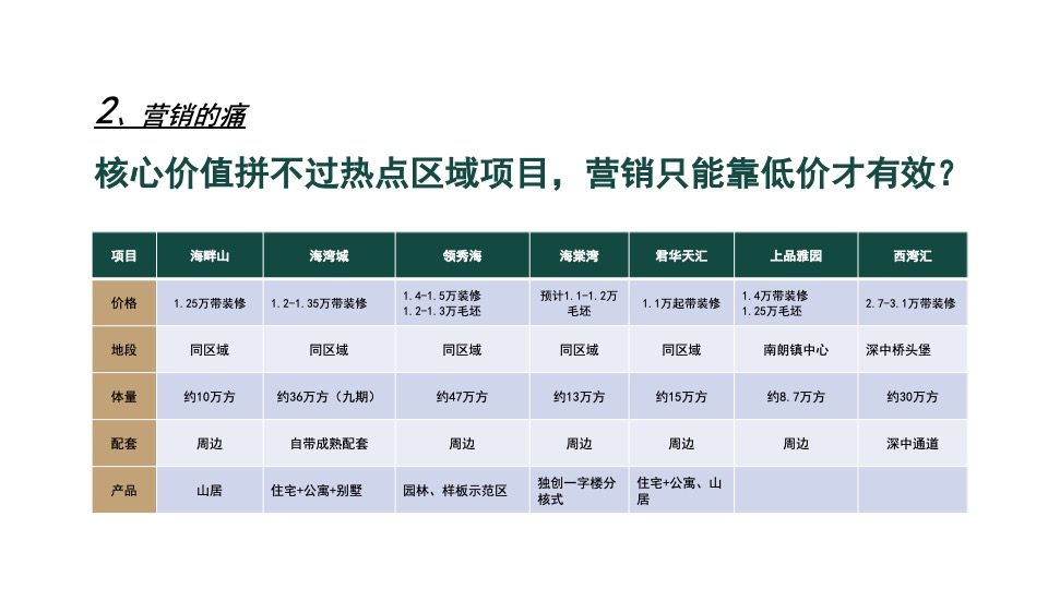 卓越·海畔山年度推广提报 深圳亲密关系