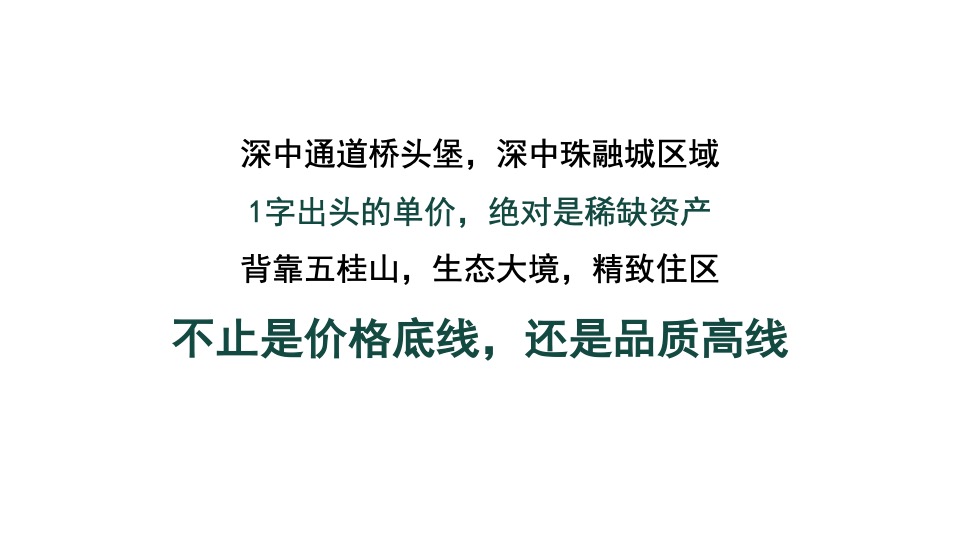 卓越·海畔山年度推广提报 深圳亲密关系