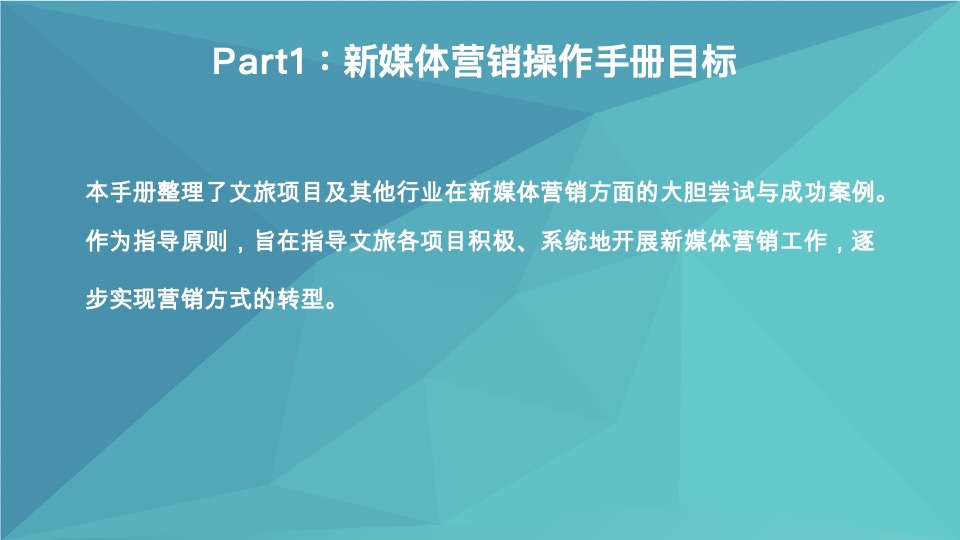 万达文旅新媒体营销操作手册