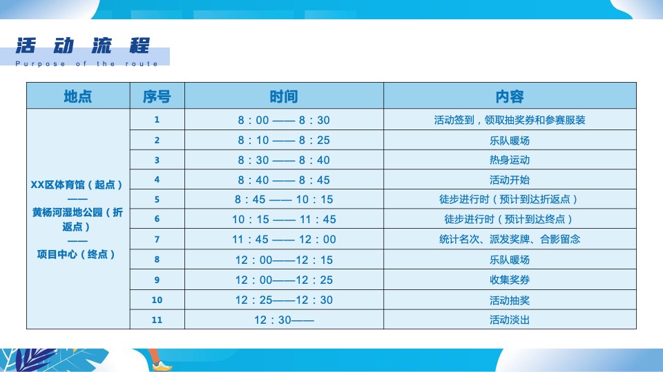 城市第九届体育节之徒步（与城市同行主题）活动策划方案