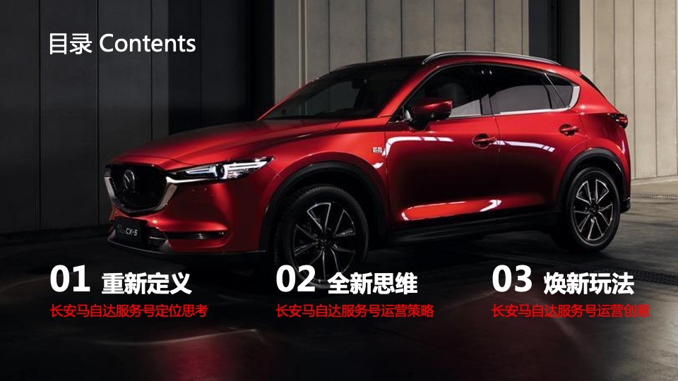 长安马自达汽车品牌服务号运营方案