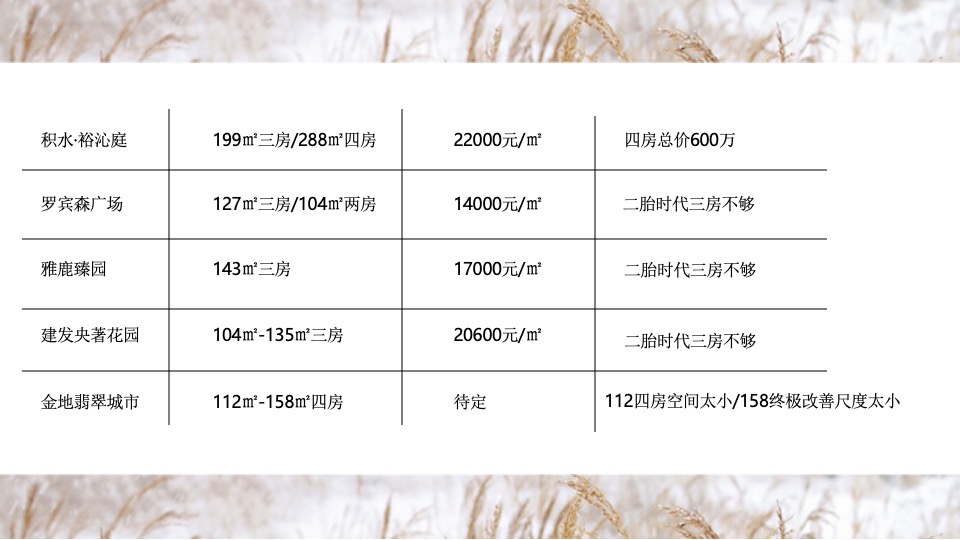 华宇城厢地块提报-白牛品牌-自转社区