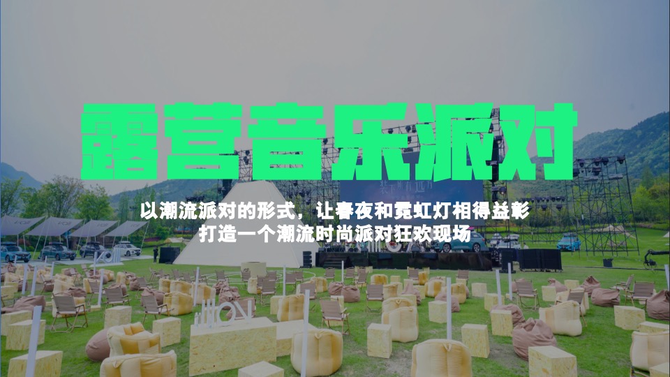 城市露营音乐派对（敢为青年 不燃怎么young主题）活动策划方案