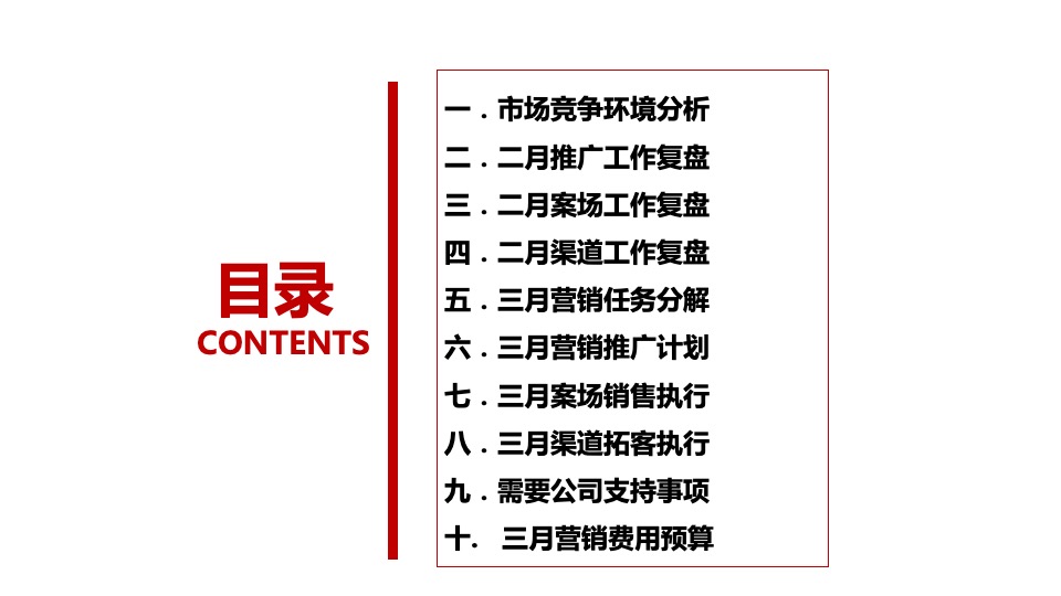 丰海御龙府2月工作总结暨3月份营销计划