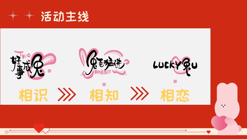 商业广场兔年情人节#LOVE U 兔主题活动策划案