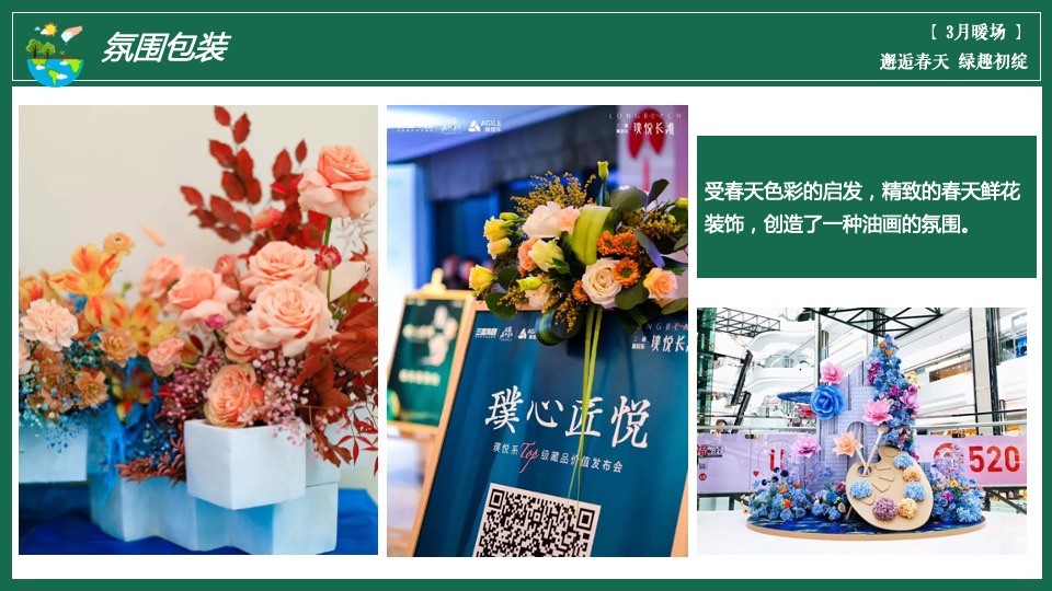 地产项目三月春季包装及暖场（邂逅春天 绿趣初绽主题）活动策划方案