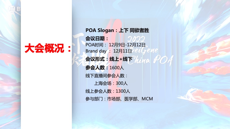 百泽安&普贝希品牌日医学医疗会议活动策划方案