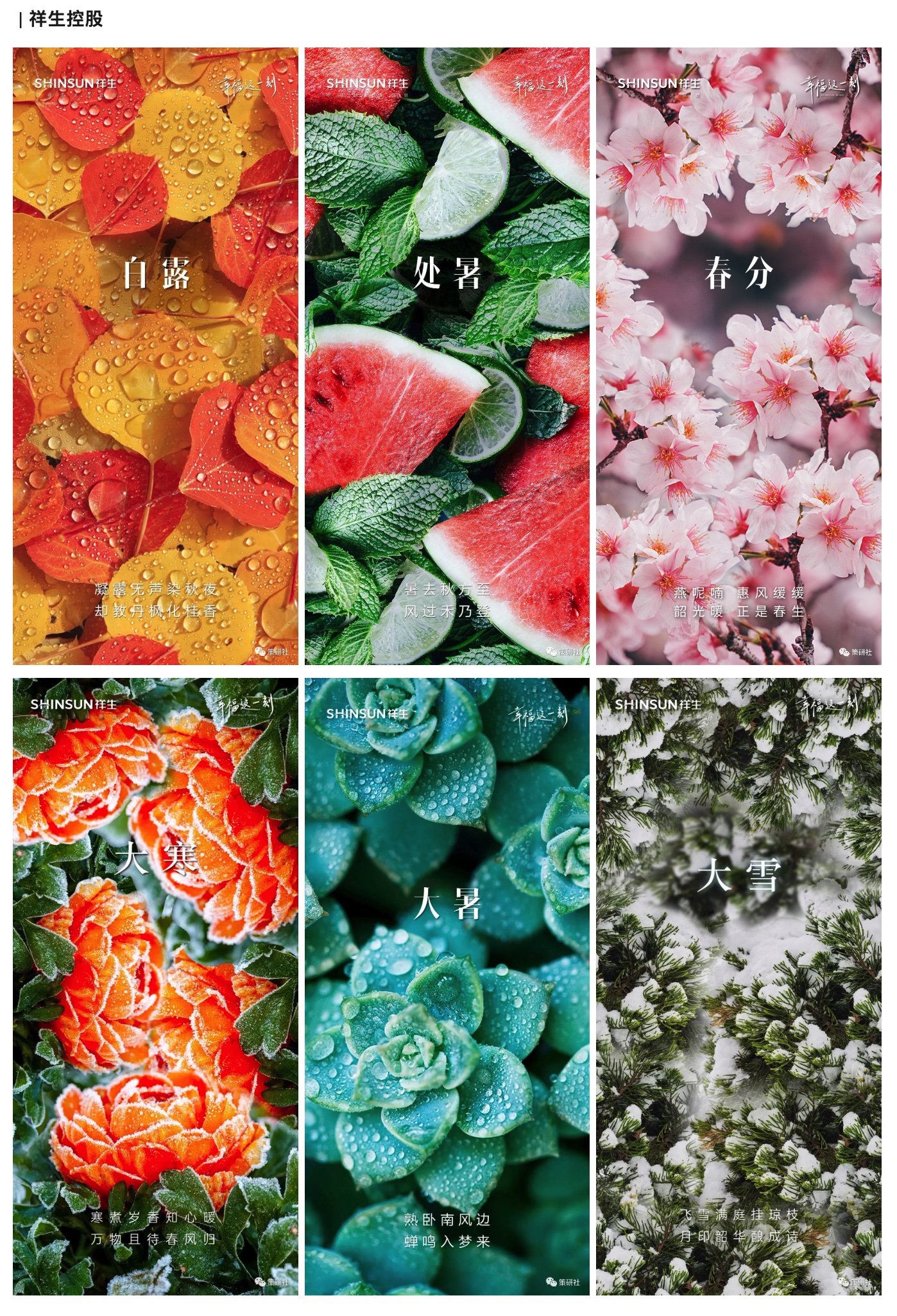 收藏！300套二十四节气海报，太全了！