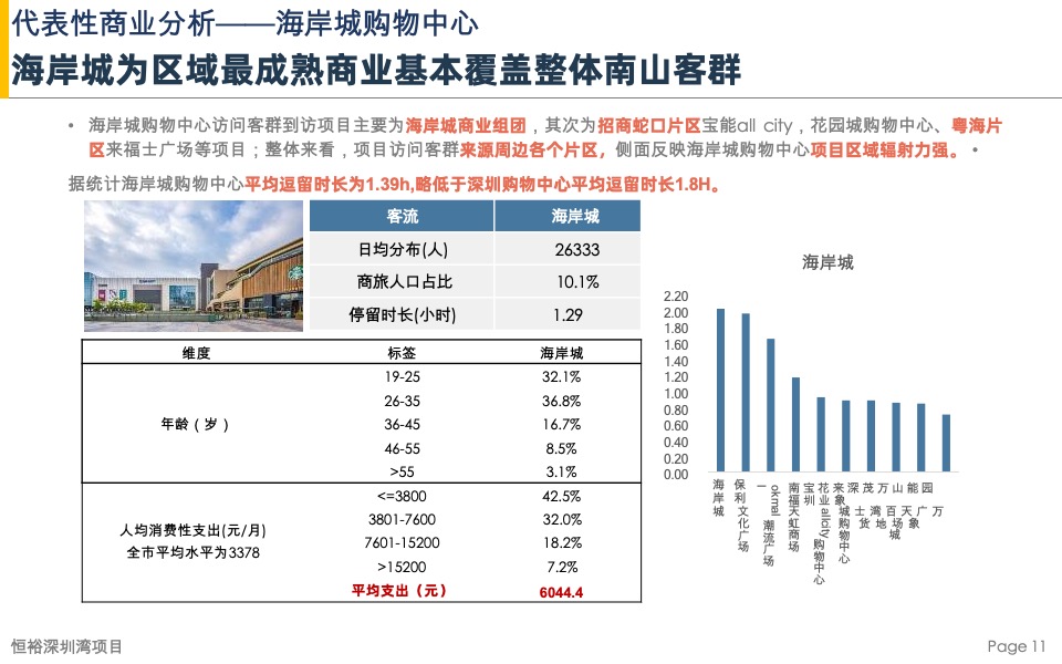 恒裕深圳湾项目商业市场及竞品项目分析-盈石