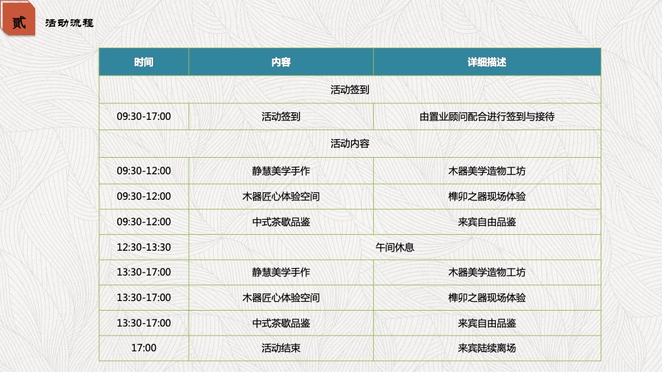 地产项目春季中式系列暖场（风雅合院·静慧美学主题）活动策划方案