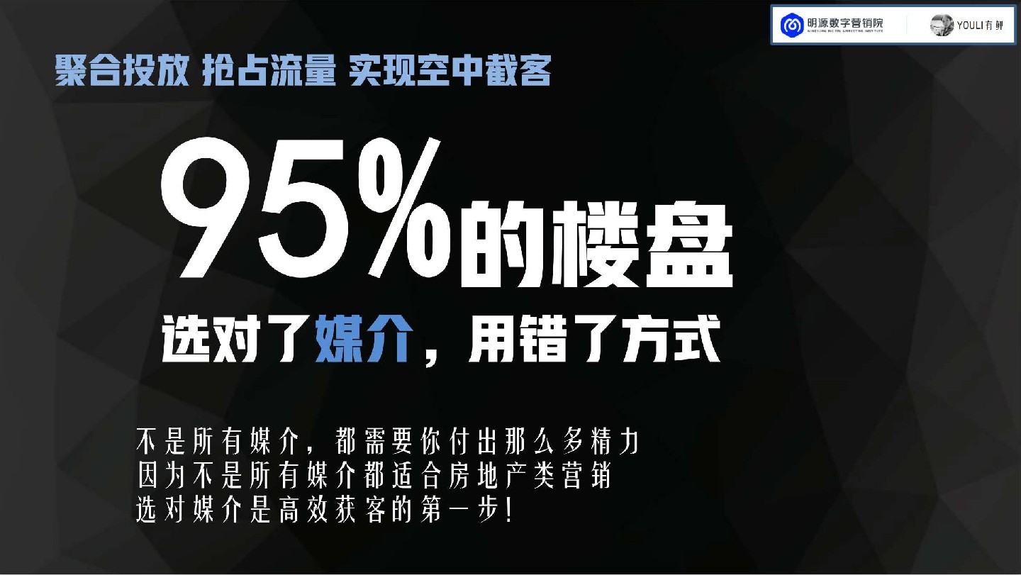 明源数字营销院×YOULI有鲤《房地产线上推广策略分享》