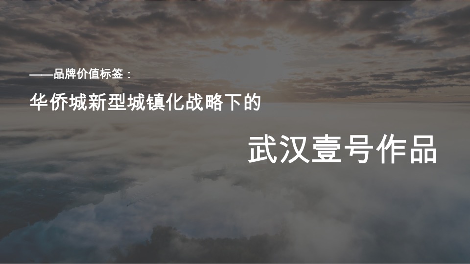 武汉华侨城欢乐天际项目营销策略报告-易居技术标