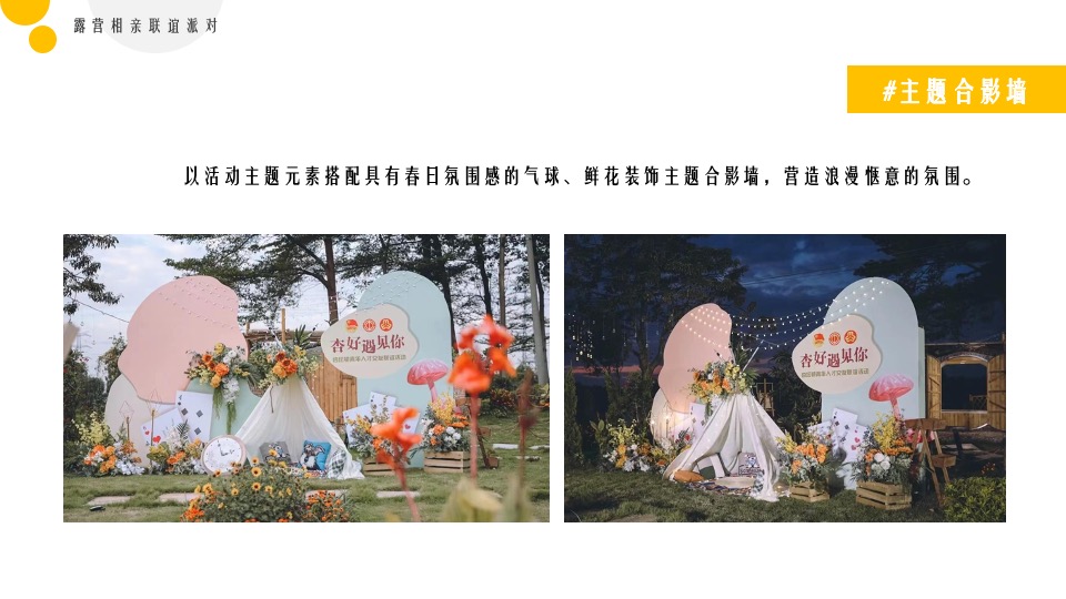 地产项目春日露营相亲联谊派对（趣露营·趣约会主题）活动策划方案