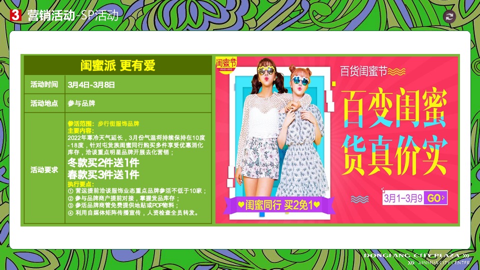新化东方城市广场购物中心3月#潮东派#淡季营销策划案