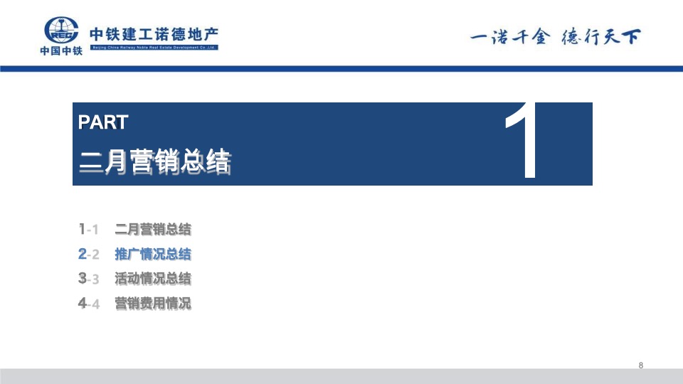 中铁诺德山海春风2月工作总结暨3月份营销策划案#合院# #洋房#