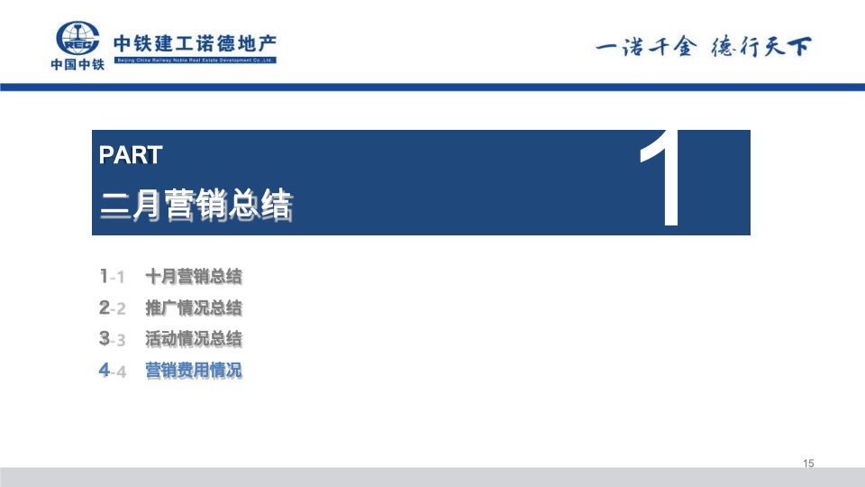 中铁诺德山海春风2月工作总结暨3月份营销策划案#合院# #洋房#