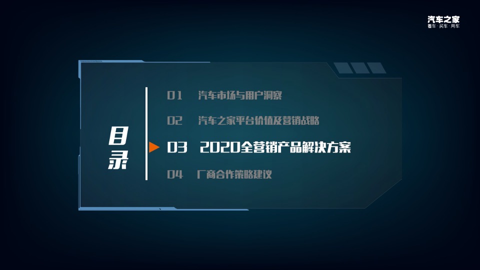 汽车之家年度营销方案