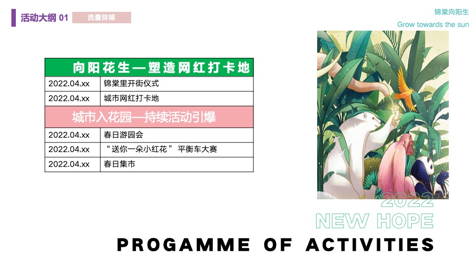 商业中心开街系列（XX向阳而生主题）活动策划方案