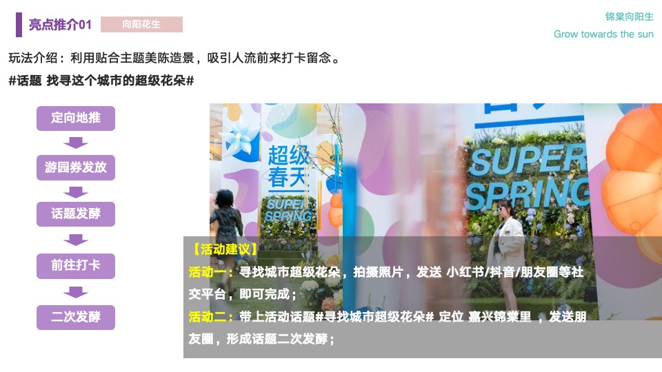 商业中心开街系列（XX向阳而生主题）活动策划方案