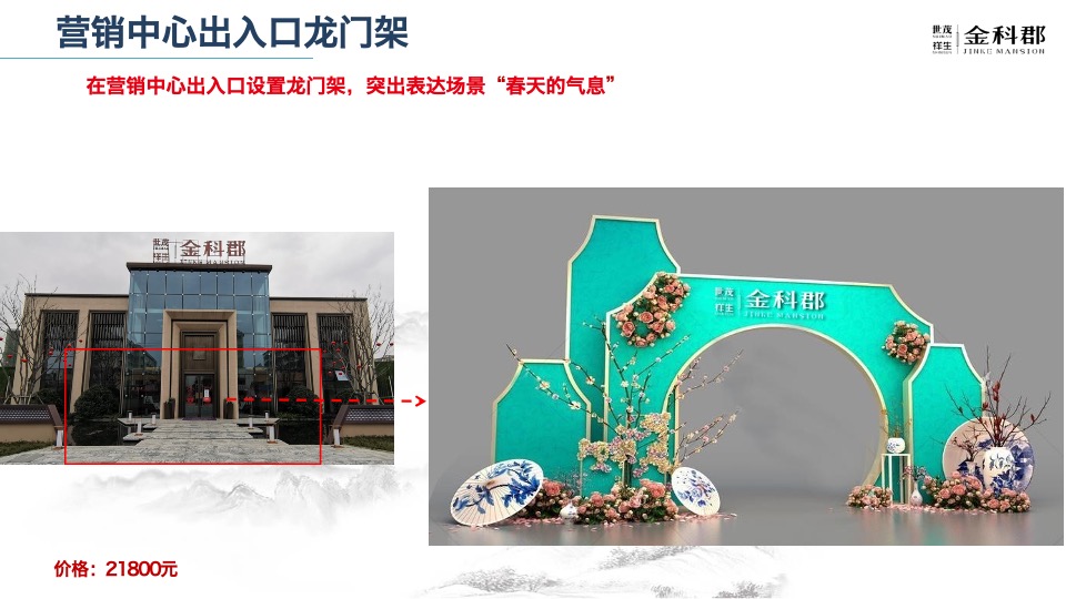 金科郡春季包装美陈方案