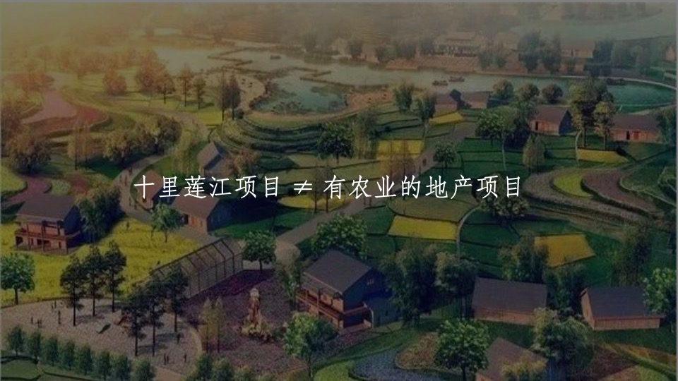 佳兆业十里莲江传播方案#文旅##田园综合体#