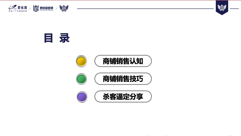 【培训资料】碧桂园商铺销售分享