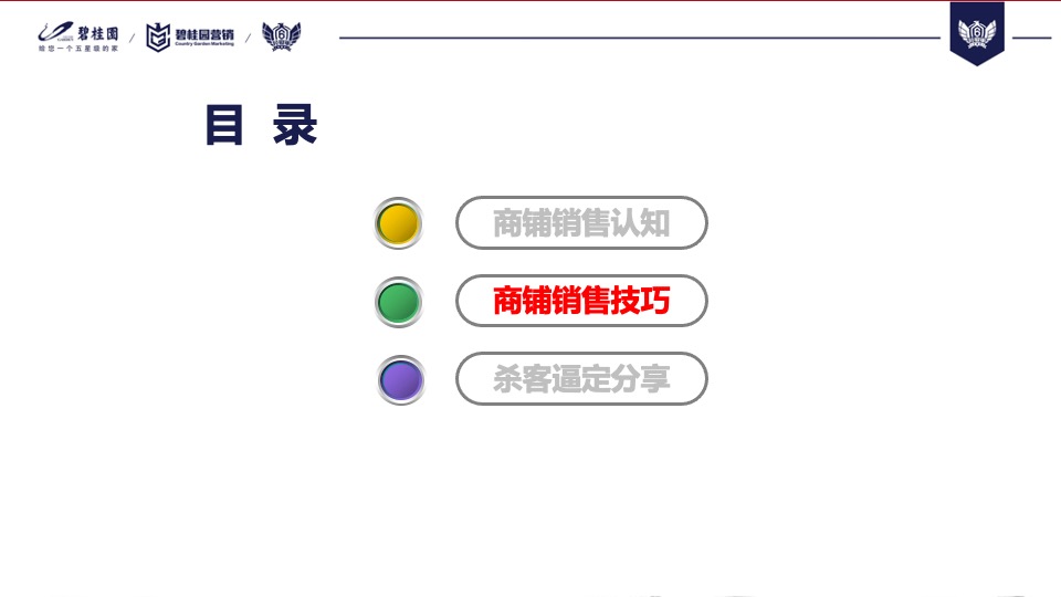 【培训资料】碧桂园商铺销售分享