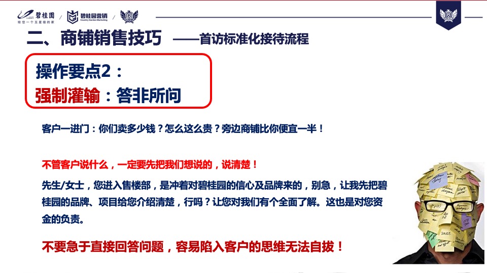 【培训资料】碧桂园商铺销售分享