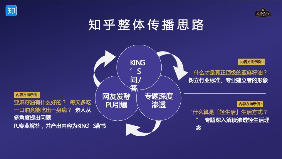 KING’S亚麻籽油社会化传播方案