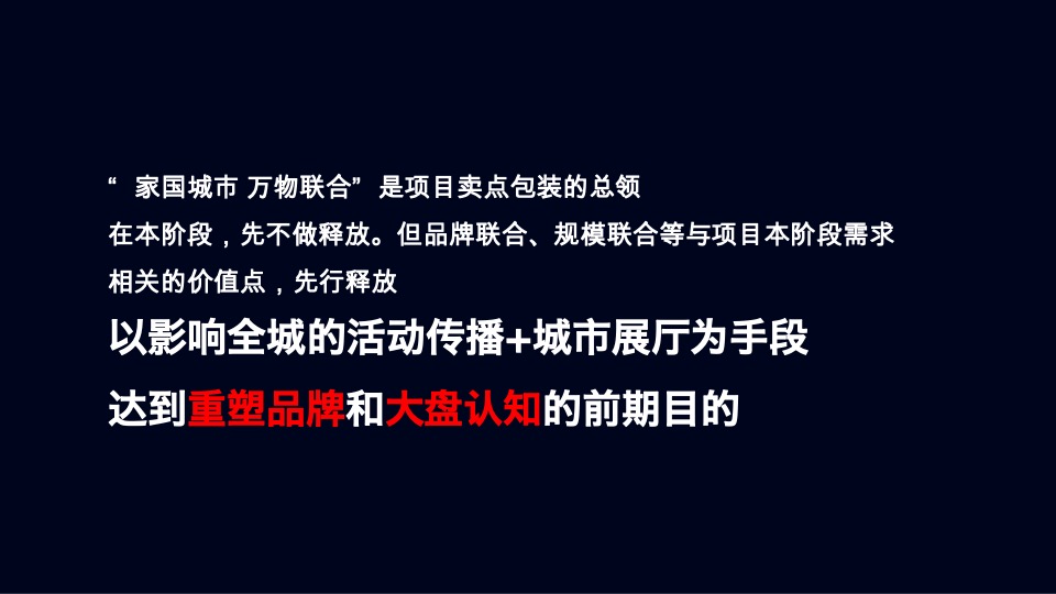 【推广】保利城推广策划案#开盘前# #综合体#