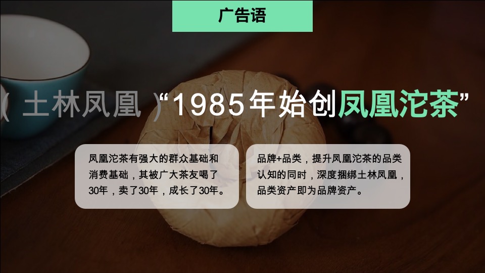 【土林凤凰】茶叶用户品牌规划方案