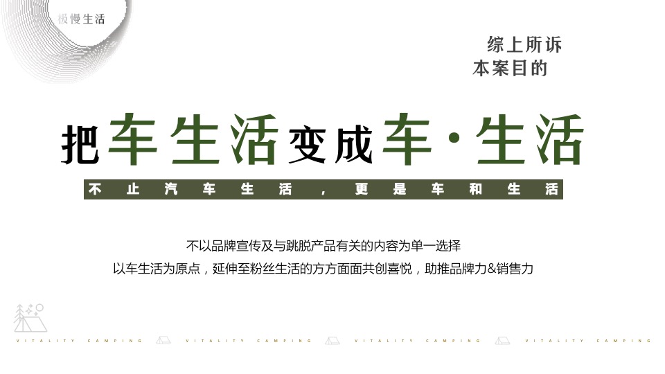 汽车品牌粉丝露营节系列（篷友·森呼吸主题）活动策划方案