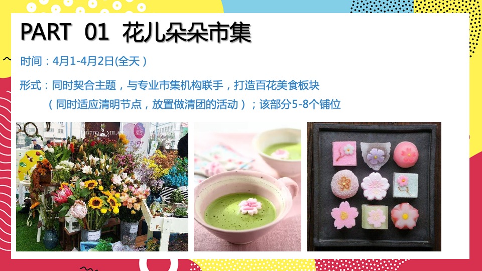 商业广场春季4月月度系列（花开见喜主题）活动策划方案
