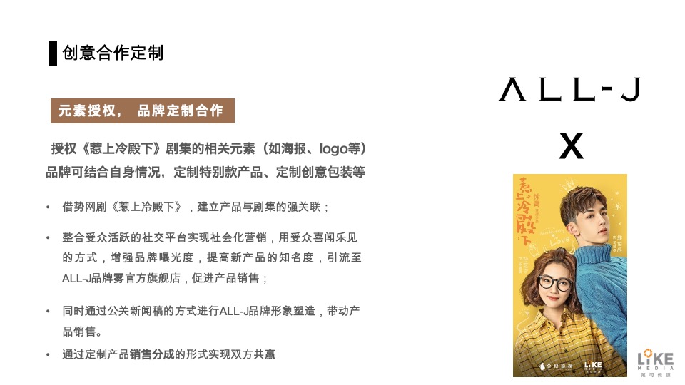 电视剧ALL-J合作建议方案