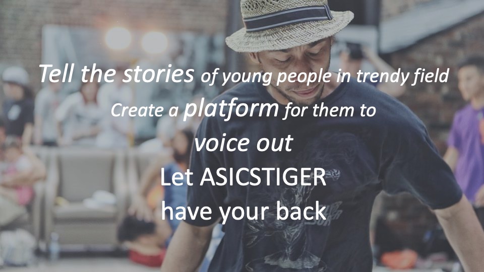 服装ASICSTIGER PR Plan