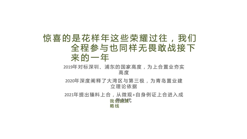 花样年·碧云湾年度推广策略提报 #交付# #加推#