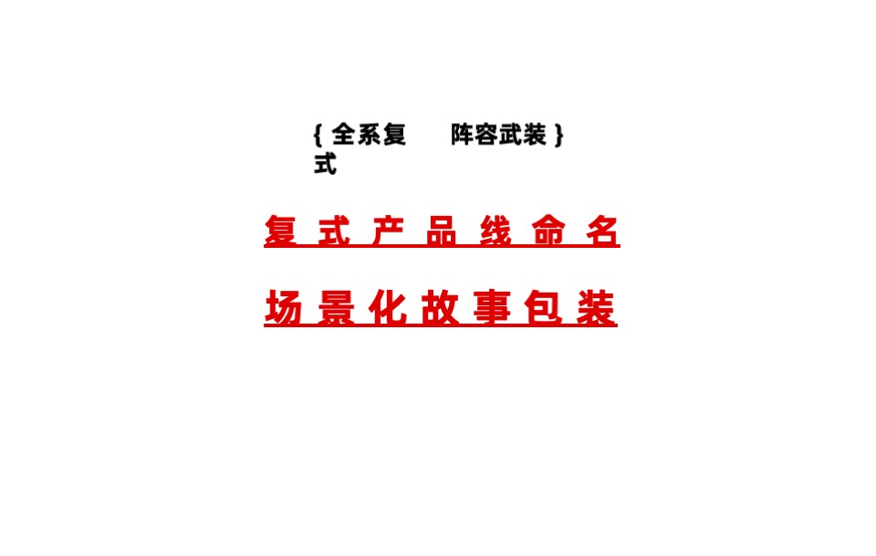 航城复式产品推广方案