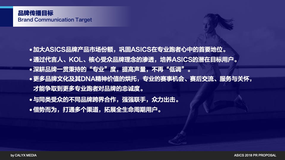 服饰鞋子ASICS PR PROPOSAL