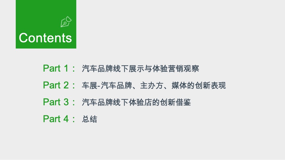 汽车品牌线下展示与体验营销报告
