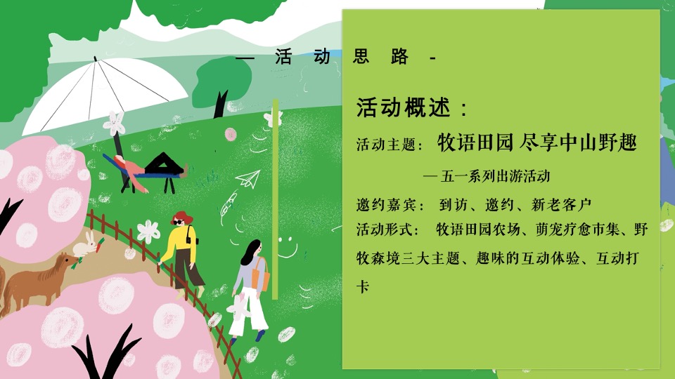#活力五一·趣野计划#主题活动策划案