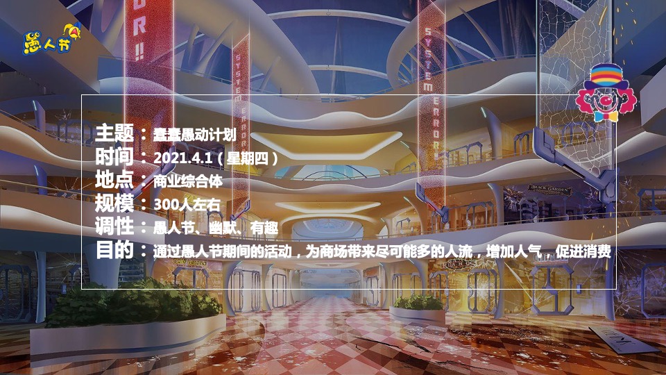 商业广场4.1愚人节系列（蠢蠢愚动计划主题）活动策划方案